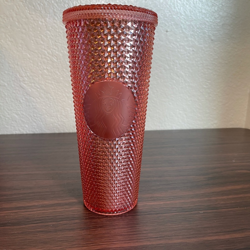 RARE ROSE GOLD STUDDED STARBUCKS TUMBLER 2019